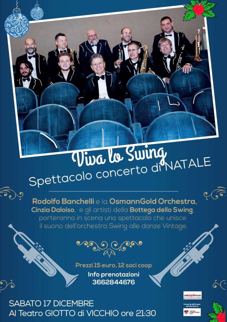 Locandina OsmannGold concerto OsmannGold Viva lo Swing