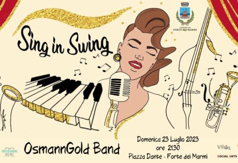 Locandina del concerto OsmannGold "Sing in Swing" a Forte dei Marmi