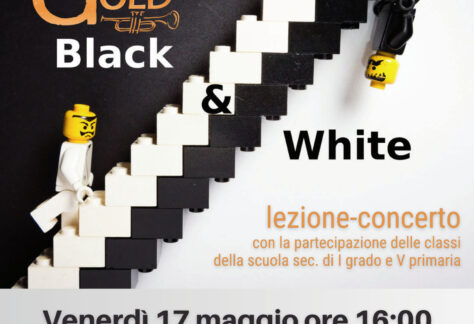 Locandina OsmannGold lezione concerto Black&White ICS Nannini